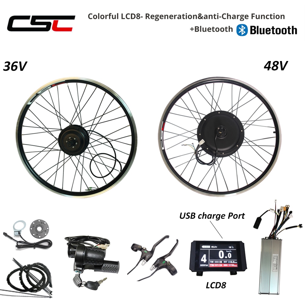 Ebike Conversion Kit 20 29 Inch 700c Electric Bicycle Conversion